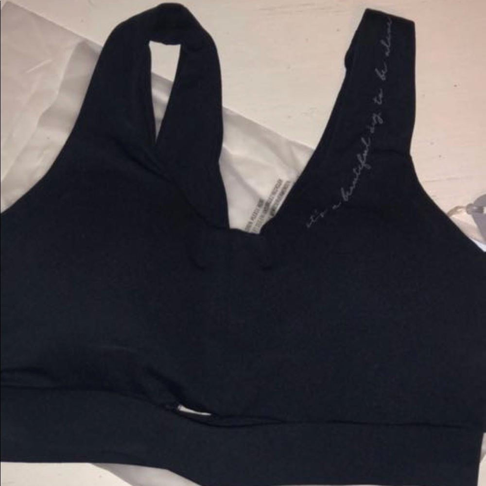 WS X GS xsmall Black sports bra